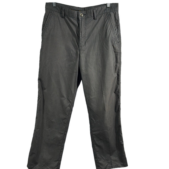 Blue Dress Pants with Straight Leg Cut and Smooth Fabric - Picture 1 of 9